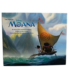 The Art of Moana Book by Jessica Julius and Maggie Malone Disney Pixar